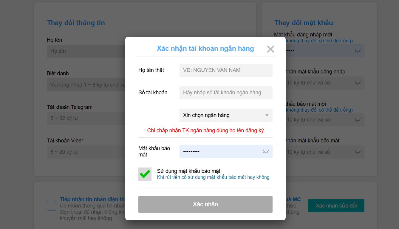 Cách mở lại khi bị khóa tài khoản